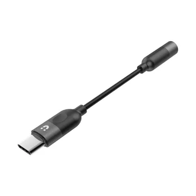 Obrázok produktu pre UNITEK M1204A, Čierna, USB C, 3.5mm, 0,1 m, Samec, Samica