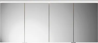 Image de burgbad Lin20 Armoires de toilette avec éclairage LED, 4 portes, 1600x700x170mm, SPQK160F5353