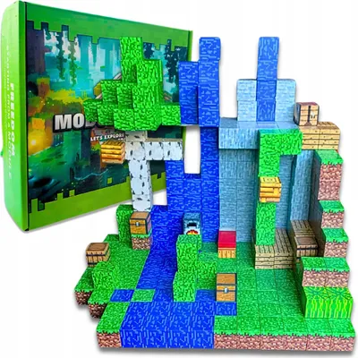 Image de Jeu de cubes magnétiques éducatif avec cubes magnétiques 300 STK + HOMME