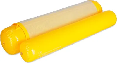 Produktbild von Aufblasbare Wasserhängematte Luftbett mit Netz - gelb bis 100 kg für Erwachsene Wasserhängematte