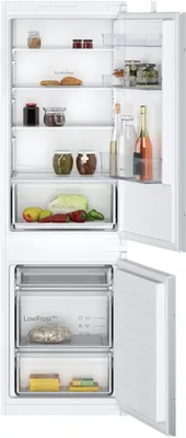 Obrázek produktu pro Neff N 30, vestavná kombinovaná chladnička s mrazničkou dole, 177,2 x 54,1 cm, vlečný závěs, KI5861SE0