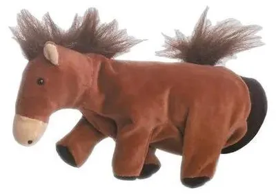 Produktbild von Beleduc Handpuppe Kasperlefigur Plüsch braun 22 cm waschbar