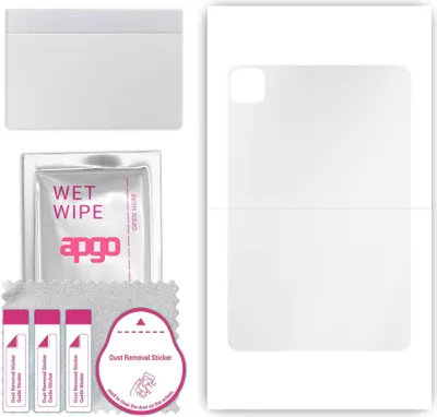 Produktbild von apgo Rückseite Schutzfolie, klar, kompatibel mit Doogee T10, Hinten Hydrogel-Displayschutzfolie mit Positionierhilfe, kratzfest, einfache Montage