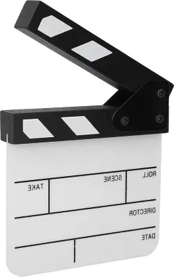 Obrázek produktu pro Akrylová klapka pro filmovou a fotografickou produkci – černobílá PAV1BWE3S