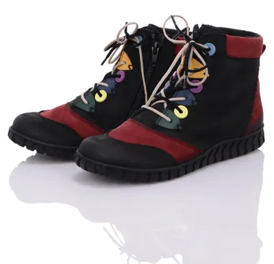 Zdjęcie produktu dla Gemini damskie sznurowane buty czarny rozmiar 40