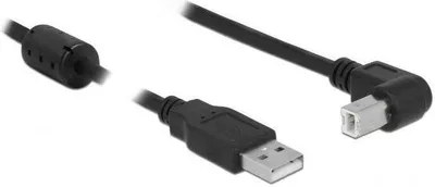 Immagine prodotto di DELOCK USB Kabel A -> B 90° St/St 1.00m schwarz