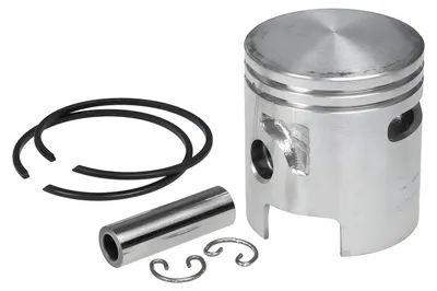 Image de Kit de piston Polini 43,4 mm, avec piston de 10 mm et axe de piston, pour Piaggio Ciao, PX, SI, Bravo