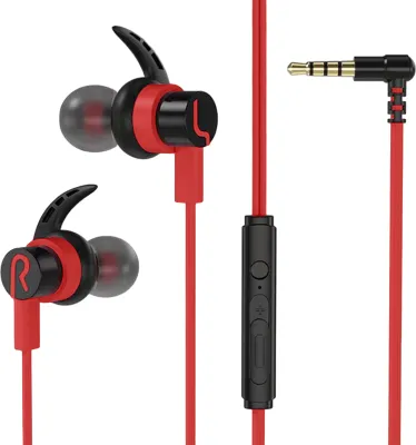 Produktbild von Kabelgebundener Kopfhörer 3,5 mm/Typ C, Sport-Headset, Stereo-Sound, In-Ear-Kopfhörer mit Mikrofon für Gaming-Musikanrufe