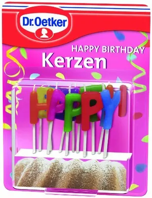 Zdjęcie produktu dla Dr. Oetker Happy Birthday Kerzen