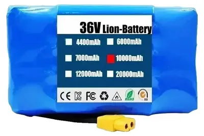Obrázek produktu pro Nabíjecí lithium-iontová baterie, 36V, kapacita 4,4 Ah, 10000 mAh