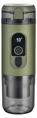 Produktbild von Tragbare Espressomaschine - Handgerät 20 bar - Für Kapseln & Kaffeepulver - Heiß- & Kaltbrühung - USB‑C Ladefunktion - Grün