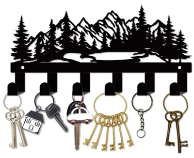 Immagine prodotto di Omgoods - Portachiavi da parete con 6 ganci