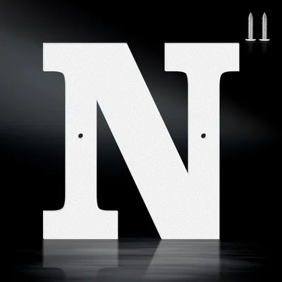 Productafbeelding van Set van 15,2 cm metalen huisnummerletters en cijfers voor buitengebruik