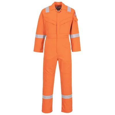 Obrázok produktu pre Portwest FR21 Super ľahký antistatický overal 210g oranžový veľkosť 4XL