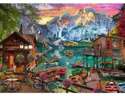 Obrázek produktu pro Bluebird Puzzle Lago Di Braies Itálie - 500 dílků puzzle