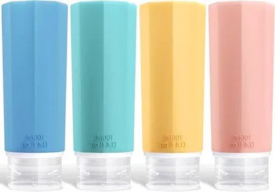 Produktbild von Silikon-Reise-flaschen 100ml, lekvrij, 4 Stück