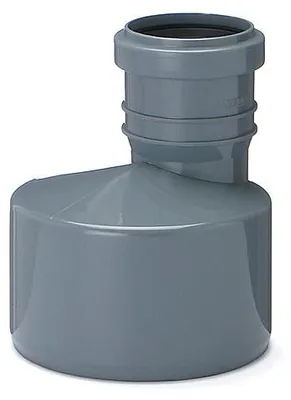 Produktbild von Reduzierstück Polypropylen 75/50 mm, grau, korrosions- und chemikalienbeständig
