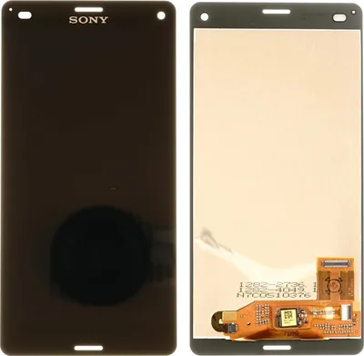 Produktbild von Display für Sony Xperia Z3 compact (D5803) Farbe: Schwarz Displayglas Touchscreen Bildschirm
