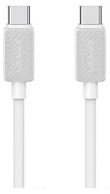 Image de Câble USAMS 60W TYPE-C 1 m blanc SJ691