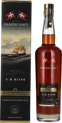 Produktbild von A.H. Riise Royal Danish Navy + Box 700ml 40% Vol.