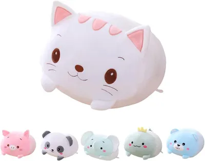 Produktbild von Niedliches Körperkissen, weiches Kuscheltier-Körperkissen, Plüschkissen zum Umarmen, Kawaii-Schlafkissen, Geschenk für Kinder und Freundin