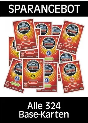Produktbild von Topps Match Attax - 2016/17 - Alle 324 Base-Karten - Deutsch