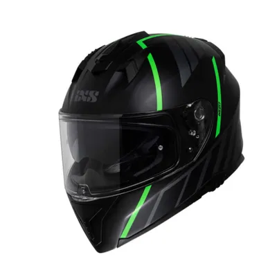 Produktbild von IXS iXS217 2.0 Helm, schwarz matt/grün, M (57/58)