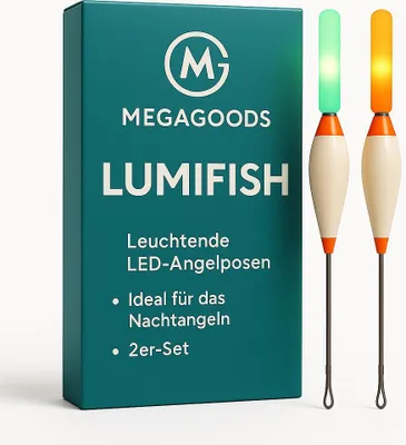 Image de lot de 2 poses de pêche LED grand Cr425 lumineuses Pêche de nuit FR.