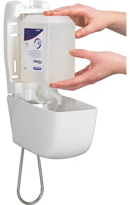 Immagine prodotto di Distributore di sapone Aquarius 6955 con serratura da 1 litro, bianco