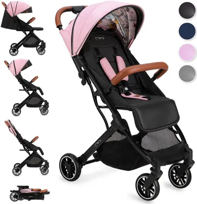 Produktbild von MoMi ESTELLE Buggy in Pink - leicht, wendig, kompakt und verstellbar