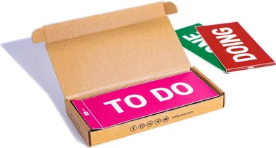 Produktbild von Magnetische Kolomkarten - Für Scrum und Kanban - Set von 3
