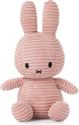 Image de Peluche Miffy Cord (rose, 24cm) Peluche lapin en peluche