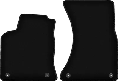 Immagine prodotto di Wielganizator Tappetini anteriori in velluto per Audi Q5 I (2008-2017, SUV) neri, set 2 pz, con fissaggi