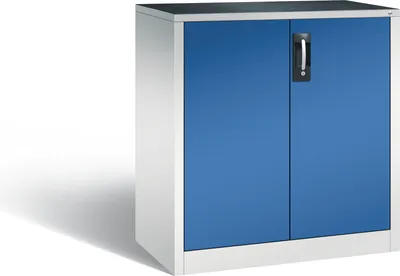 Produktbild von CP Stahlschrank 8821-000 lichtgrau, enzianblau 93,0 x 50,0 x 100,0 cm