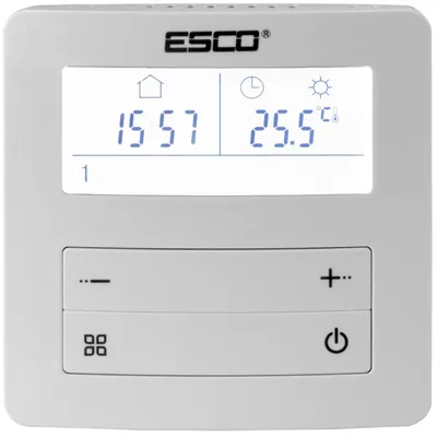 Produktbild von TC-412 Aufputz-Thermostat mit Wochenprogrammierung für Gasheizung & Umwälzpumpe, Potentialfreier Kontakt (Dry Contact) & 230V Ausgang