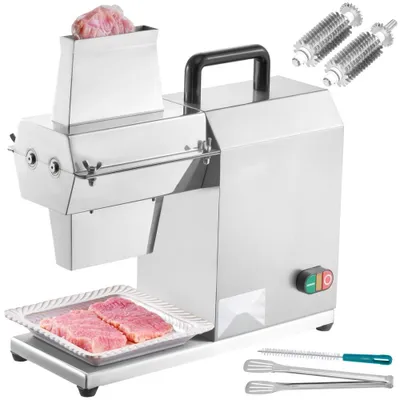 Produktbild von Elektrischer Fleischklopfer SM®-Fleischzartmacher 450 W mit 54 Edelstahlklingen - Professionelles Fleischklopferwerkzeug - 415x170x420 mm Automatischer Schweinefleisch-Rindersteakklopfer Küchenhelfer