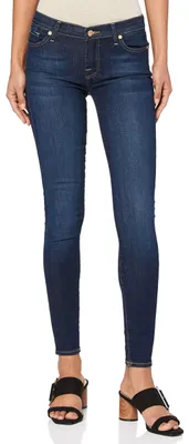 Productafbeelding van 7 For All Mankind dames jeans, model Skinny, donkerblauw, maat 24