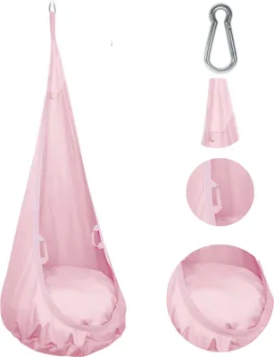 Produktbild von MAMOI® Hängesessel für kinder, Therapieschaukel, Schaukel für kinderzimmer, Hängehöhle, Hängeschaukel, Sensory swing, Schaukeltuch indoor, Hängesack,  Tuchschaukel, Babyschaukel, Hängetuch