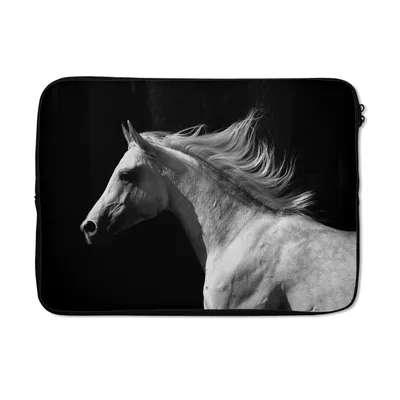 Produktbild von MuchoWow® Laptop Hülle 14 ZollPferde - Tiere - Porträt Laptoptasche - Laptoptasche - Stoßsicher - Schutzhaube