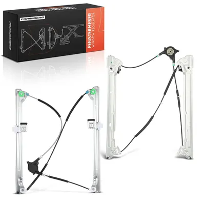 Immagine prodotto di 2 alzacristalli anteriori - Kit alzacristalli - Lato sinistro e destro anteriore - Compatibile con W639 - Codici OEM: A6397200446, 6397200146, 6397200446, 6397200046