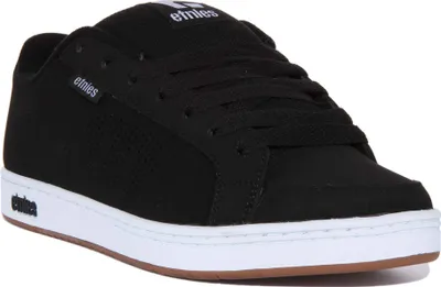 Image de Etnies K gpHommes lacets nubuck synthétique Chaussures de skate Noir Blanc - 7,5 Royaume-Uni - 41,5 UE - 8,5 US / Noir-Blanc