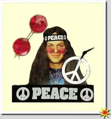 Produktbild von Hippie Set, Brille, Kette, Kopfband