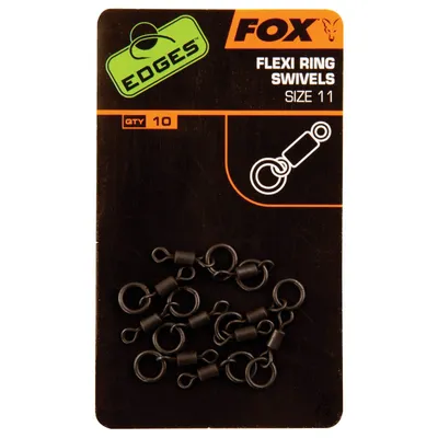 Obrázek produktu pro Fox Obratlík S Kroužkem Edges flexi ring swivels 11 10 ks
