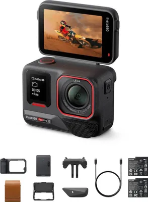 Image de Insta360 CINSBBGA_12, Ultra HD 8K, capteur CMOS, 50 MP, 120 images par seconde, batterie 1800 mAh, poids : 1,1 kg