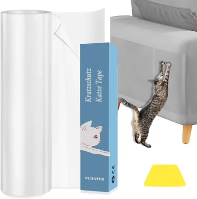 Produktbild von Kratzschutzfolie 30 cm x 3 m, transparent, selbstklebend, für Möbel