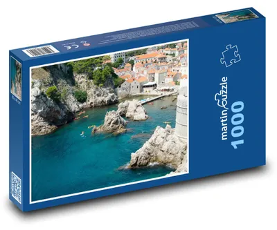 Obrázok produktu pre Puzzle 1000 Chorvátsko - Pohľad na Dubrovník - martinpuzzle