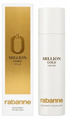 Produktbild von Rabanne Million Gold For Her, Frauen, Parfümiertes Deo, Spray-Deodorant, Spray, 150 ml, Blumig