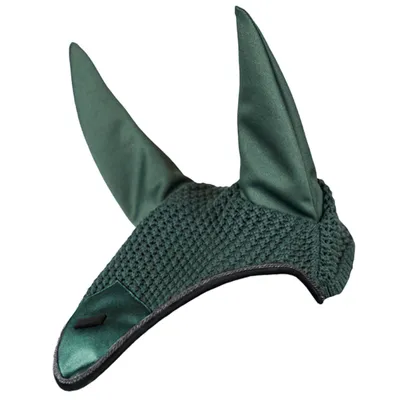 Produktbild von Equestrian Stockholm Fliegenmütze Sycamore Green Fliegenohren Fliegenhaube Full