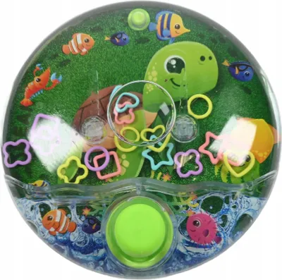 Produktbild von Wasser Geduldspiel Meerestiere Rund - Wurfringspiel Kinder Geschicklichkeitsspiel
