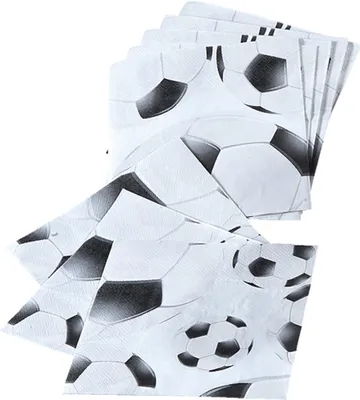 Produktbild von 20 Fußball Torjäger Servietten 33cm
